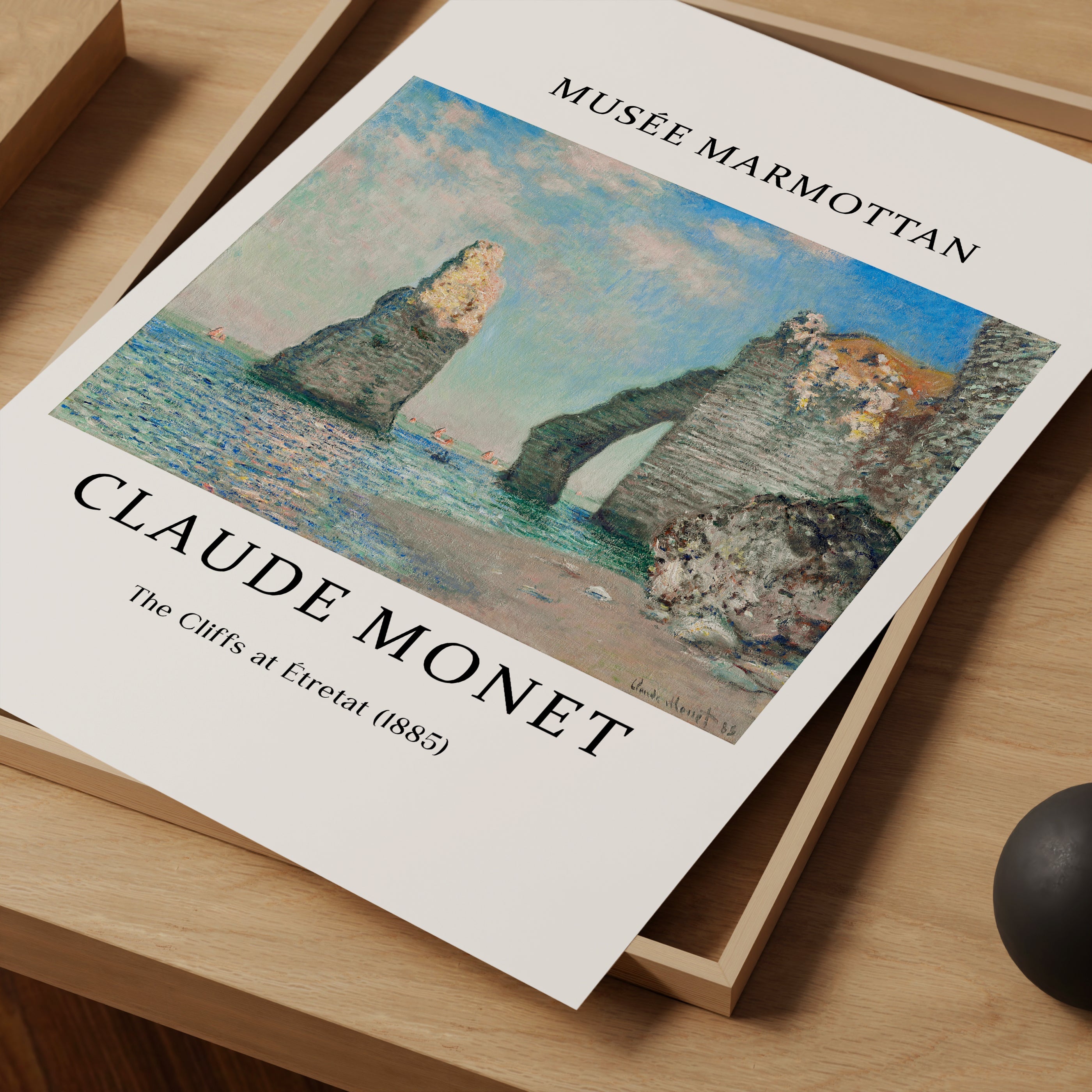 The Cliffs at Étretat (1885) The Poster Square